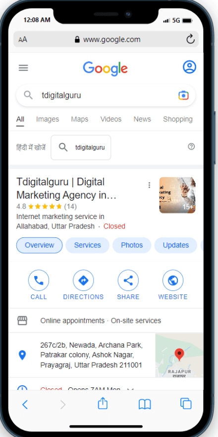 Google my Business - Tdigitalguru 